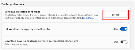 Lỗi cài đặt máy in Canon 2900 "This program is blocked by group policy." canon 2900 windows 11 2